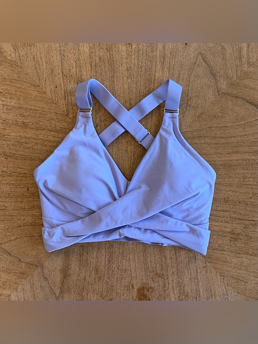 BuffBunny Rainwater Blue Candy Wrap Bra